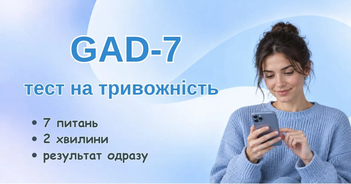 Тест на тривожність GAD-7